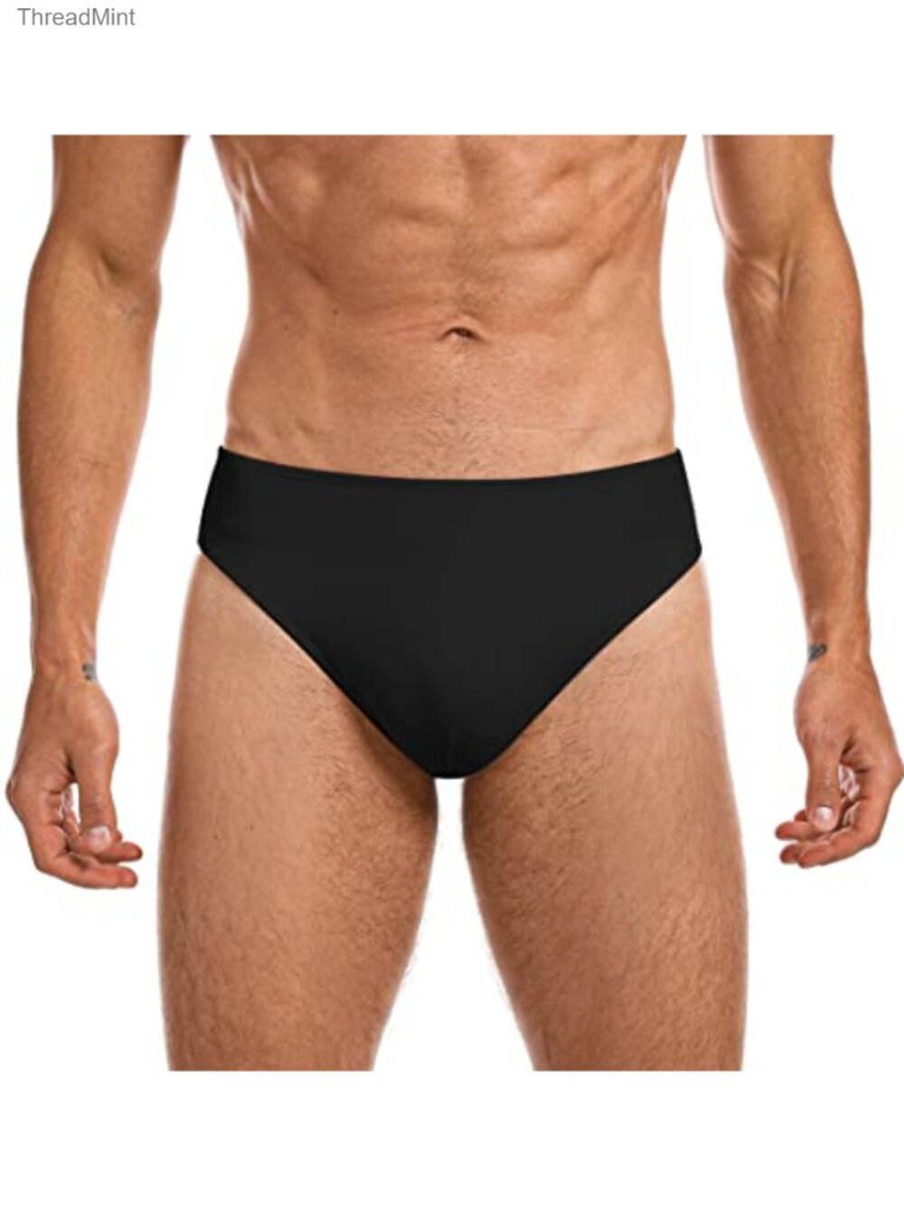 Men's Dance Brief Full Seat Ballet Support Belt Stretch Breathable